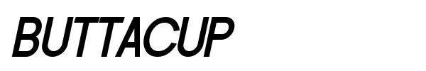Buttacup font preview